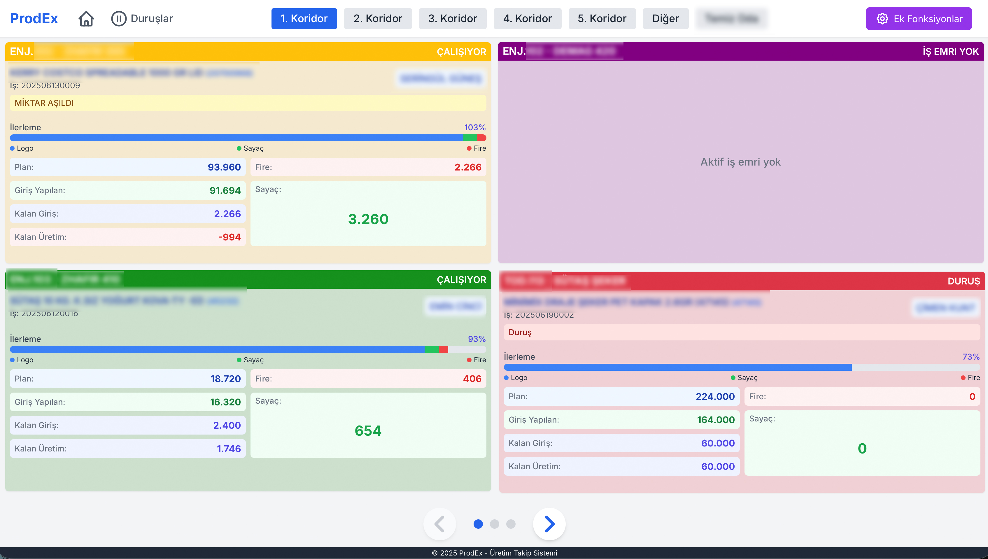 Prodex - Üretim Takip Yazılımı (MES)
